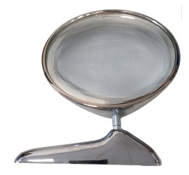 Rétroviseur extérieur rond chromé avec logos Marini et Alfa Romeo G/D - Alfa Romeo Montreal