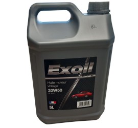Huile moteur Exoil 20w50 - Bidon de 5 litres