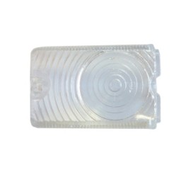 Cabochon Clignotant blanc, pour Alfa Romeo Giulia 1963-1974 avec clignotant Carello avec insert chromé
