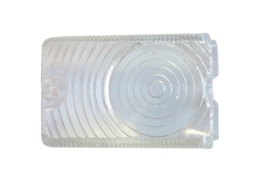 Cabochon Clignotant blanc, pour Alfa Romeo Giulia 1963-1974 avec clignotant Carello avec insert chromé