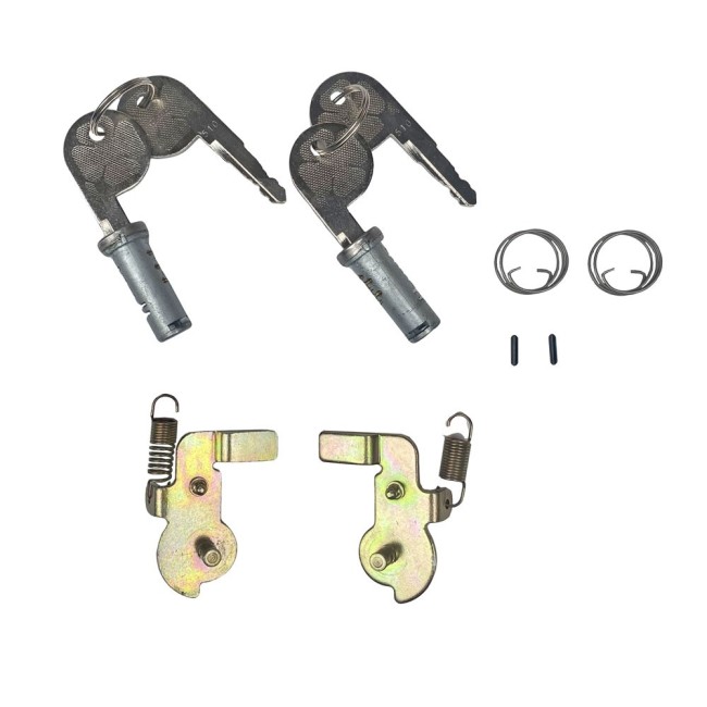 Jeu de barillets (2) avec 2 clés identiques, GT/GTJ/GTV les poignées originales