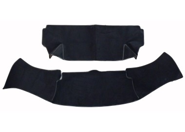 Jeu de moquette de moquettes de coffre - couleur noir -  Alfa Romeo Spider 1990-1993 version carburateurs