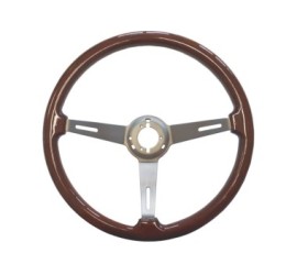 Volant en bois original Alfa Romeo pour Spider et GT de 1971 à 1985