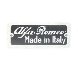 Badge Alfa Romeo Made in Italy