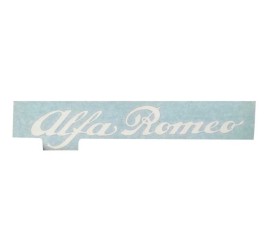Autocollant "Alfa Romeo" 40x200 blanc