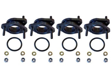 Lot de 4 brides de carbus en aluminium (4 pièces) 40mm pour modèles 105,115,116
