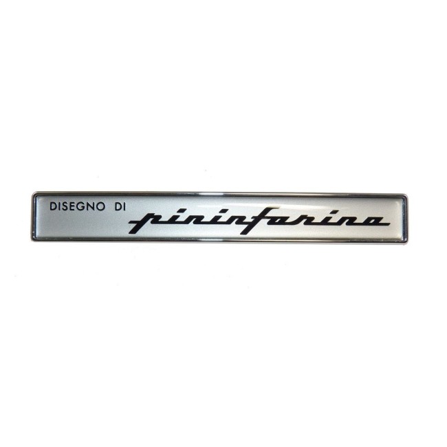 Marque de modèle pour Alfa 33 SW côté, Disegno di Pininfarina 20x143mm