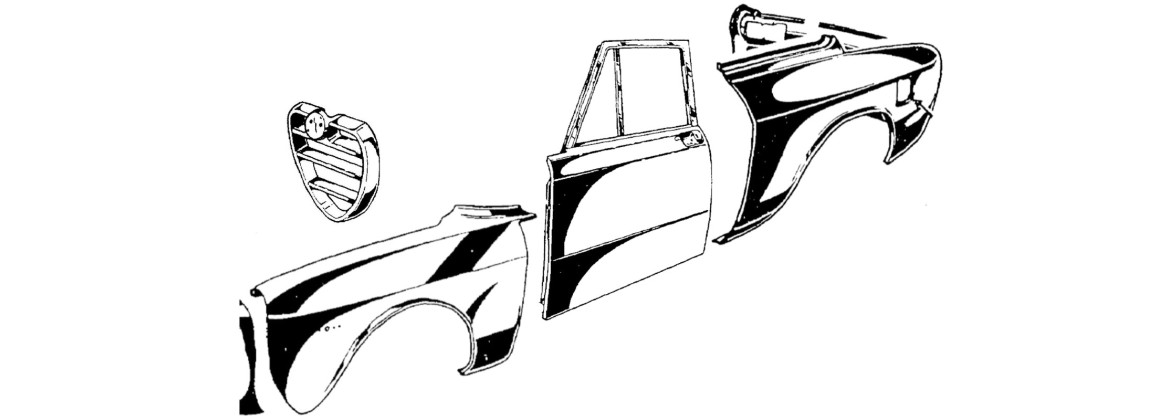 Carrosserie pour Alfa 33