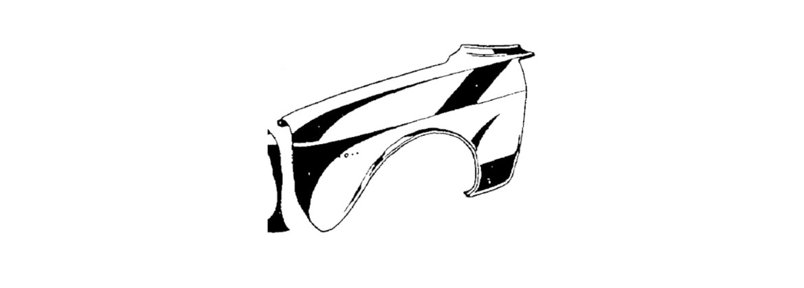 Ailes avants - Passages de roues pour Alfa Romeo Spider